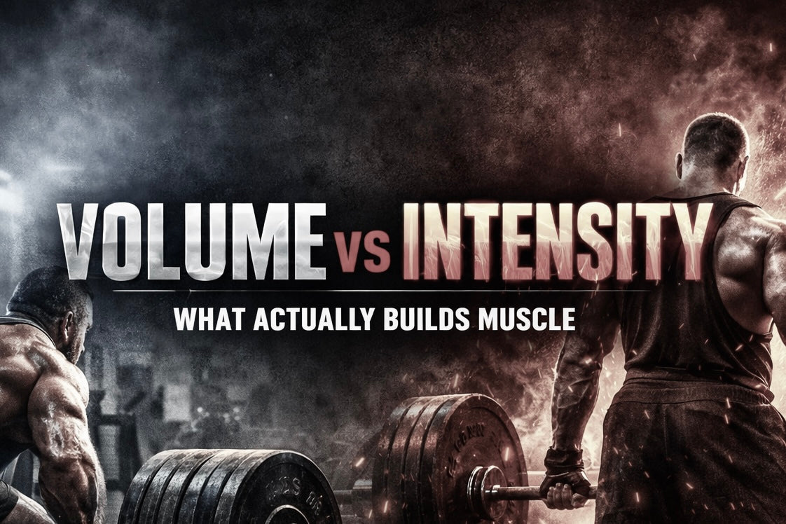 Volume vs Intensity: What Actually Builds Muscle