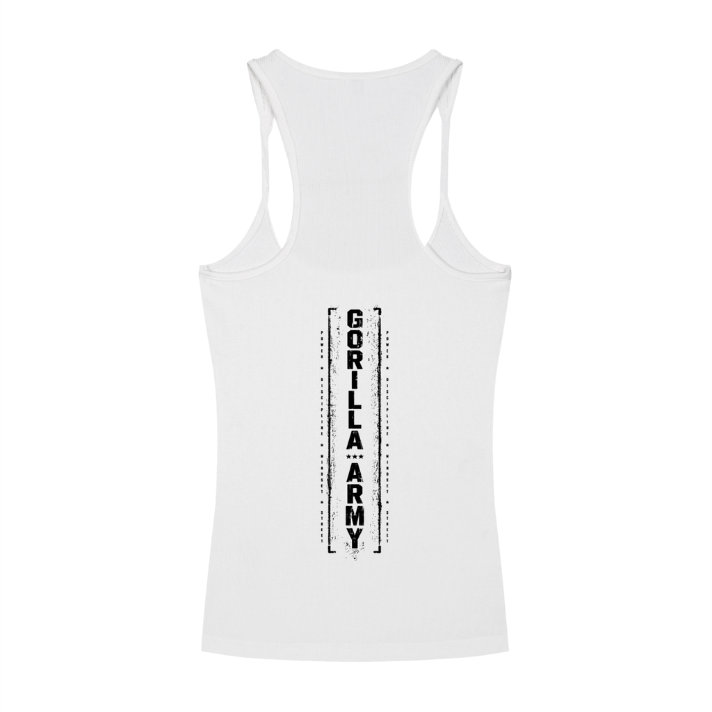 Slim Fit Ribbed Racerback Tank Top