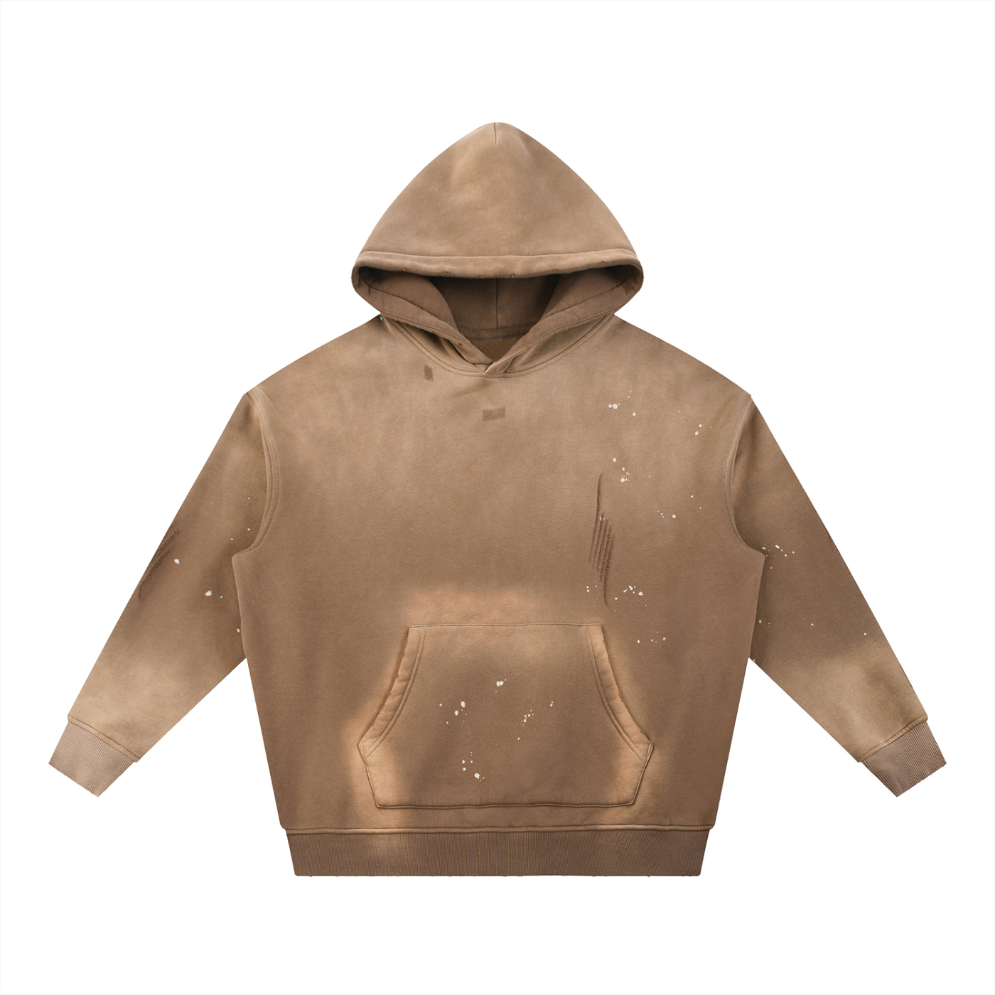 Gorilla Army Street Division Vintage Washed Frayed Fleece Hoodie