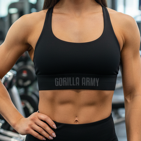 Strappy Criss-Cross Sports Bra