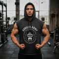 Snow Washed Boxy Hooded Tank Top