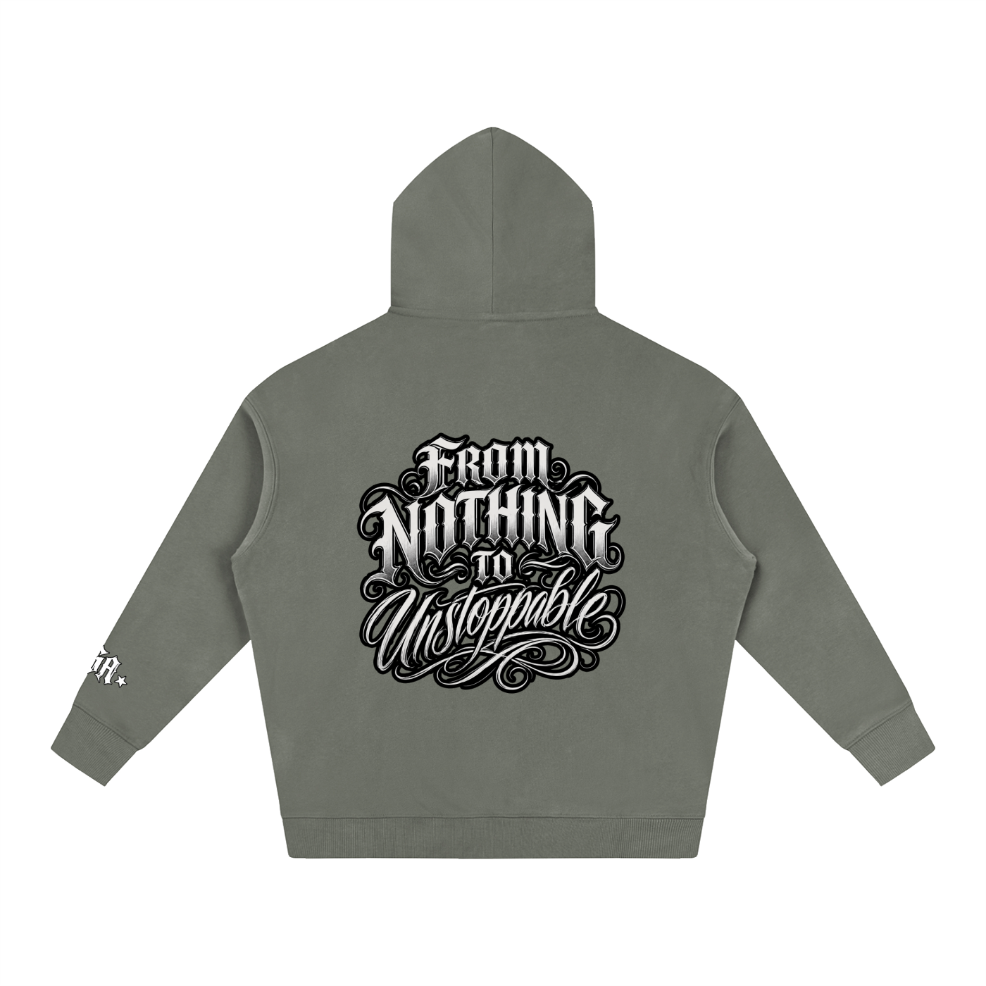 Hustle Oversize Fleeced Hoodie