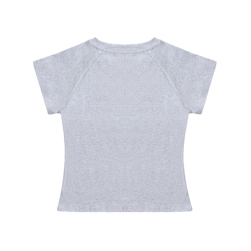 Built Different Raglan Sleeve Crop Top