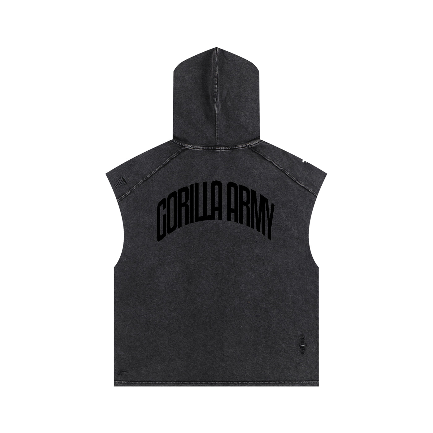 Snow Washed Boxy Hooded Tank Top