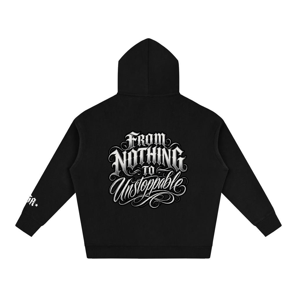 Hustle Oversize Fleeced Hoodie