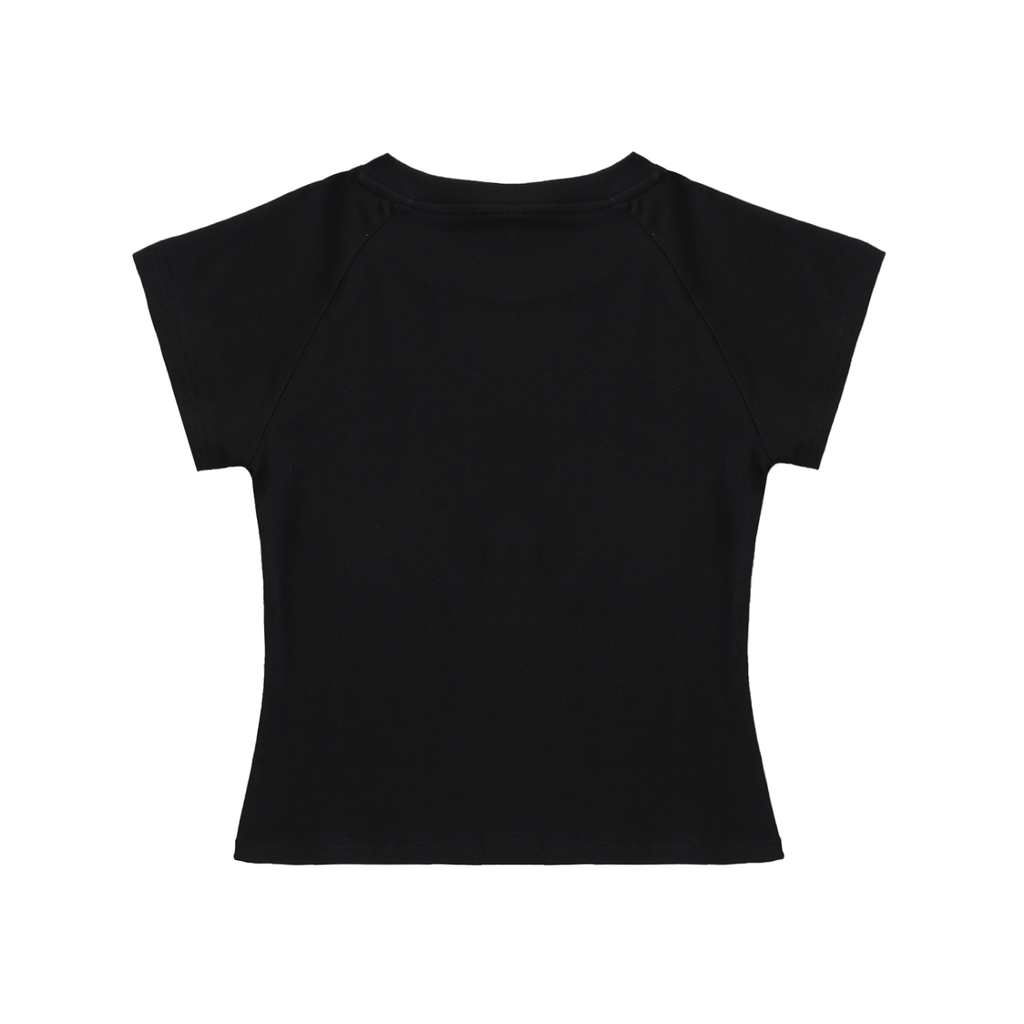 Built Different Raglan Sleeve Crop Top