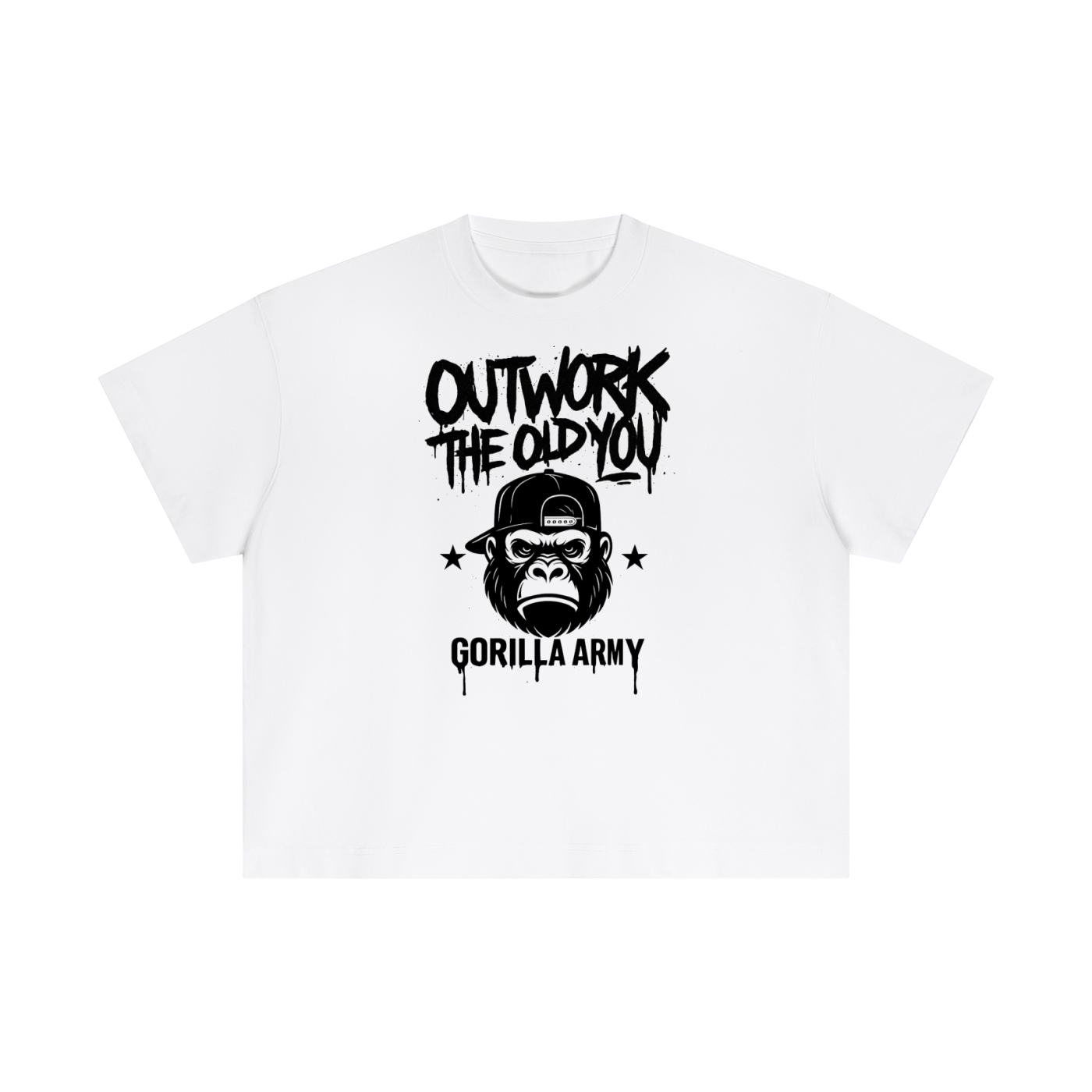 Gorilla Army Street Division Essential Cotton Boxy T-Shirt