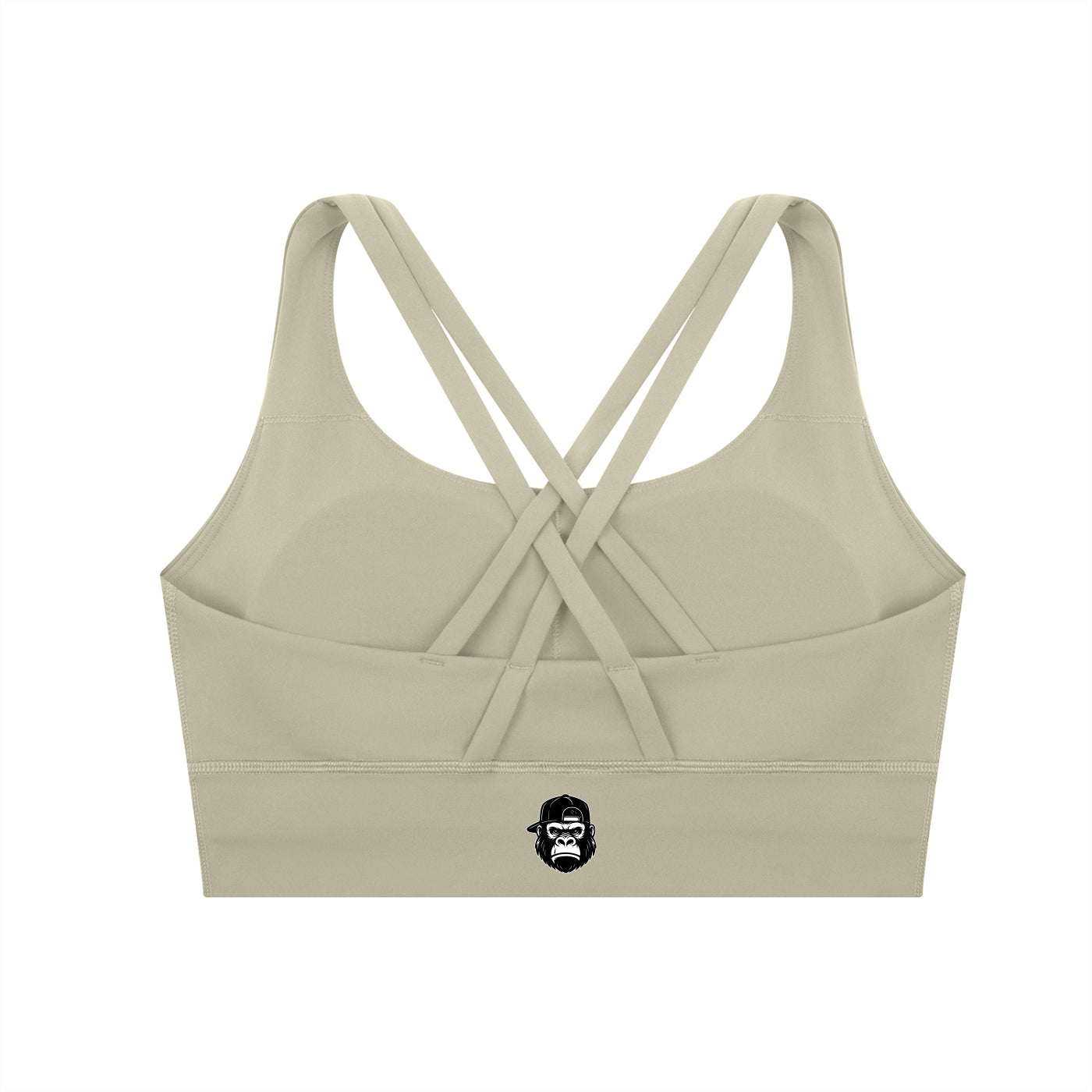Gorilla Army Strappy Criss-Cross Sports Bra