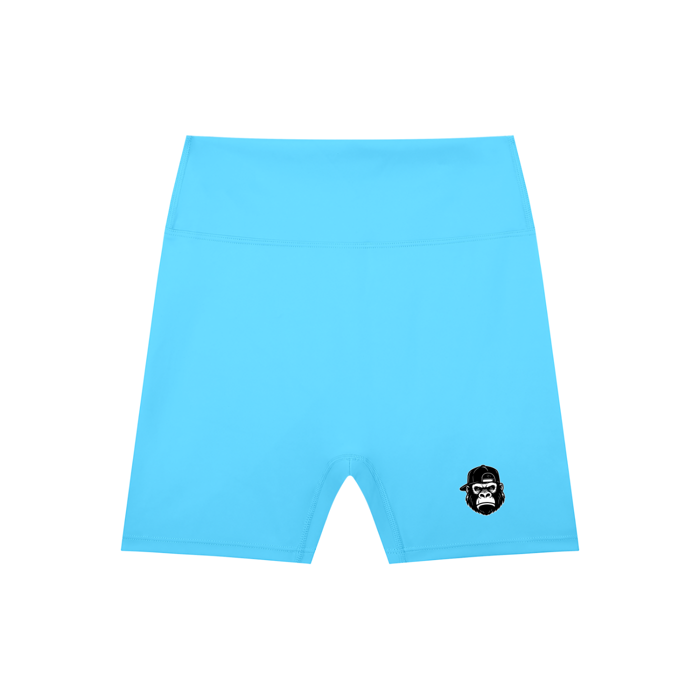 High-Waisted Blend Biker Shorts