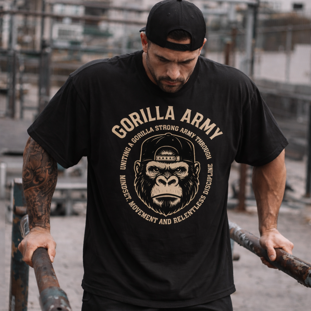 Gorilla Army Street Division Essential Cotton T-Shirt