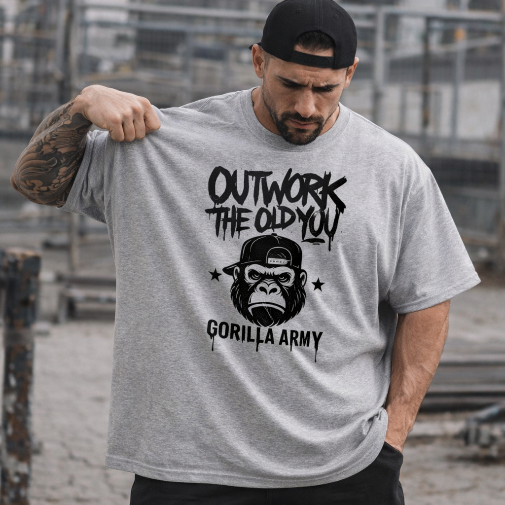 Gorilla Army Street Division Essential Cotton Boxy T-Shirt