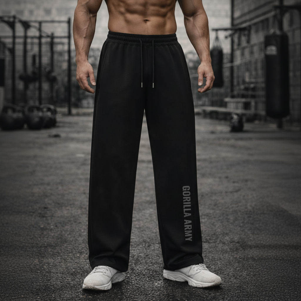 Gorilla Army Street Division Essential Straight-Leg Sweatpants