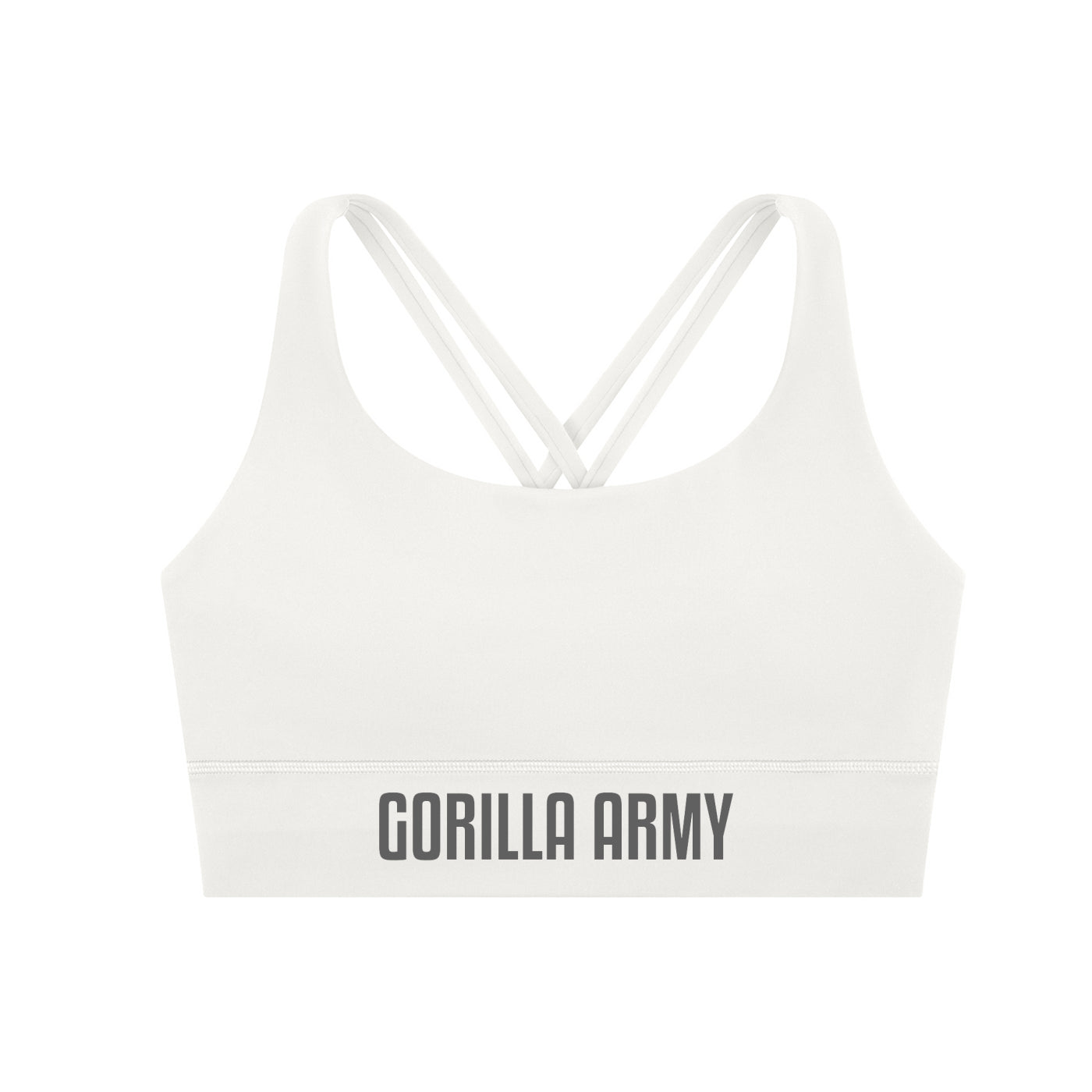 Gorilla Army Strappy Criss-Cross Sports Bra