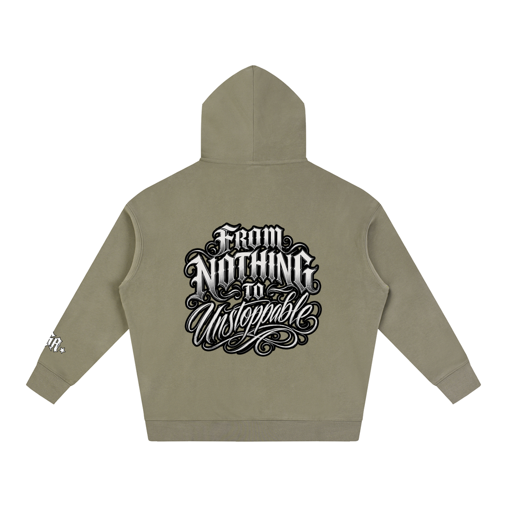 Hustle Oversize Fleeced Hoodie