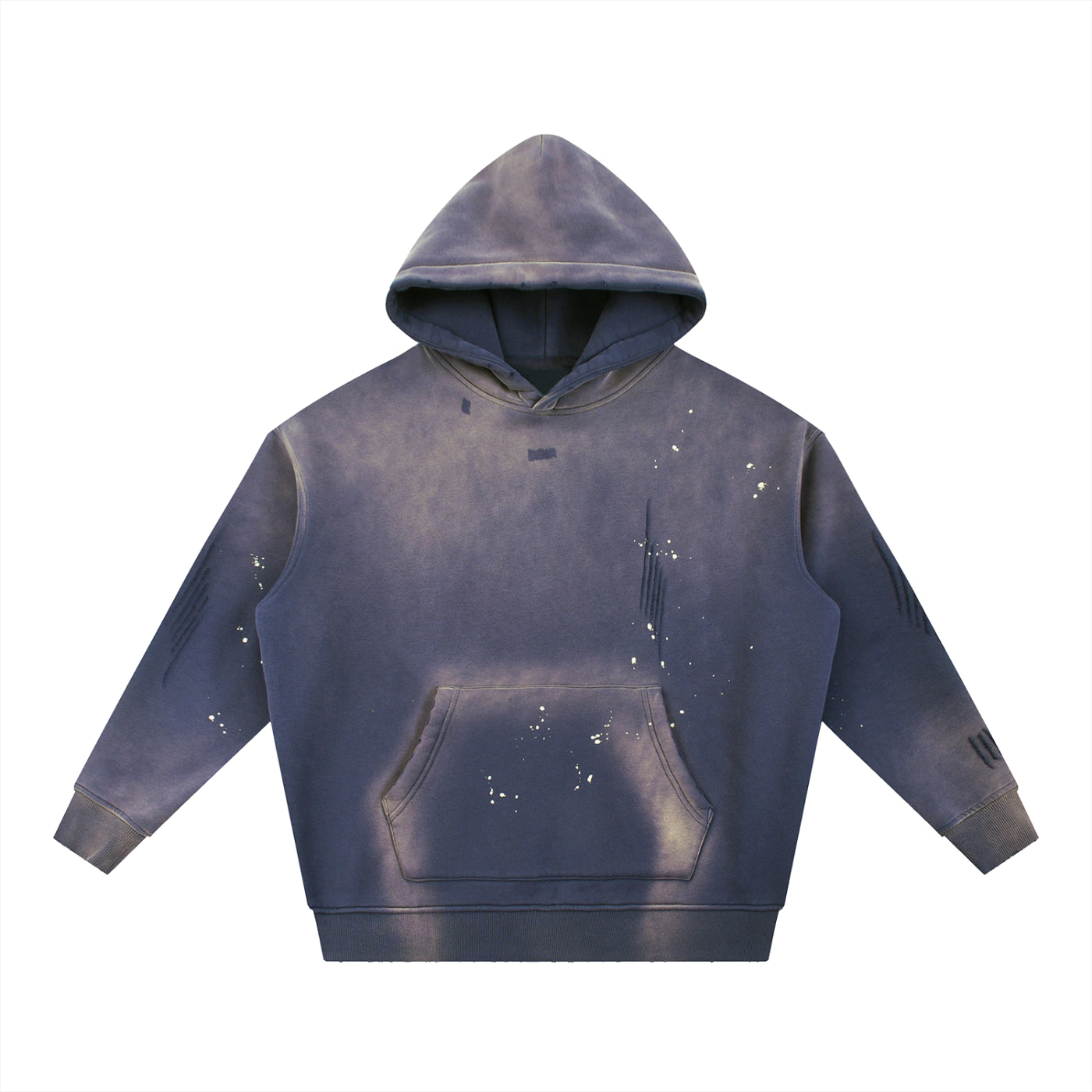 Gorilla Army Street Division Vintage Washed Frayed Fleece Hoodie