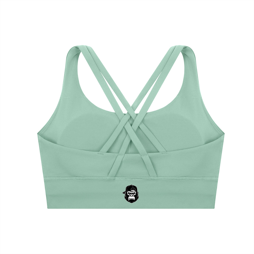 Gorilla Army Strappy Criss-Cross Sports Bra